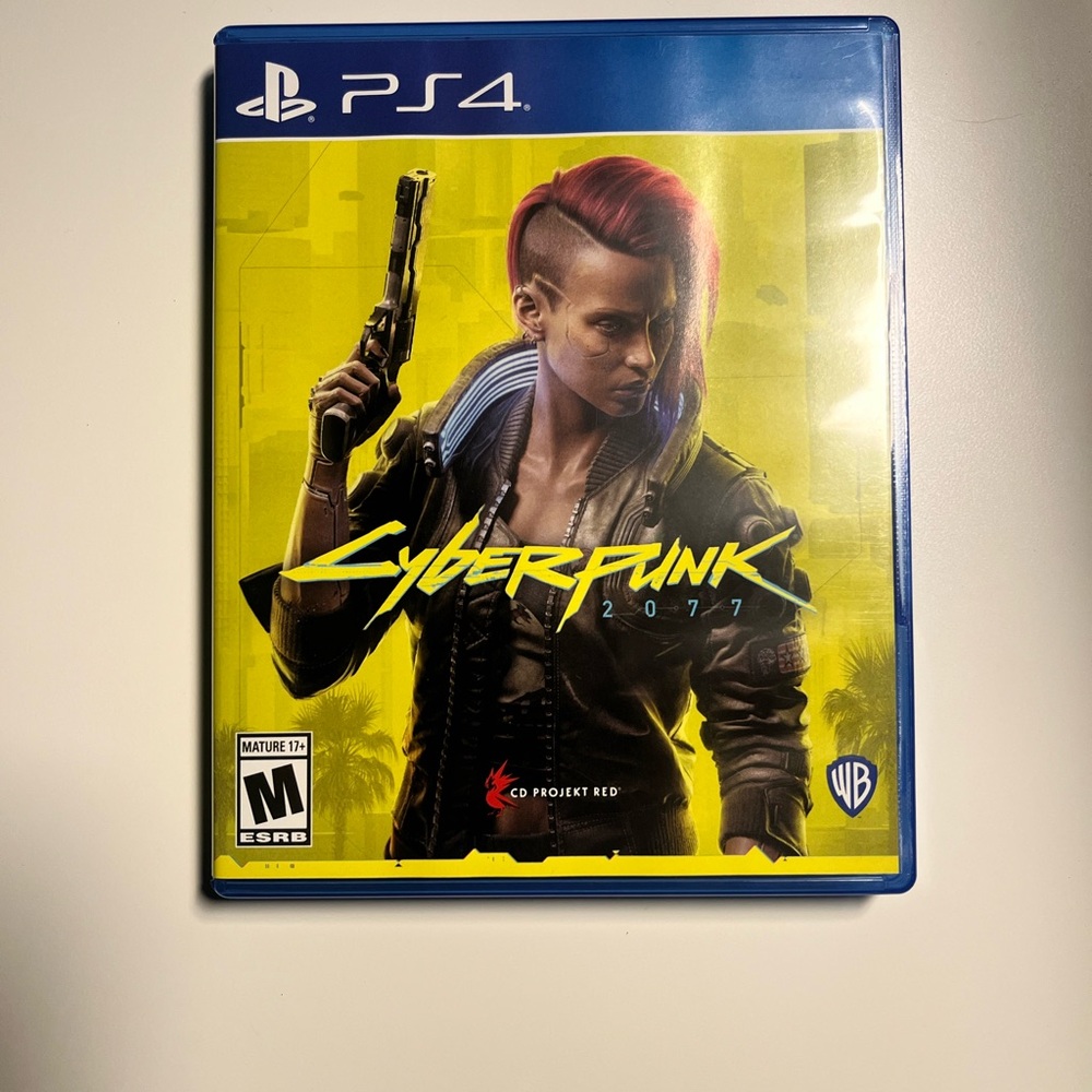 Cyberpunk 2077 for PS4 - Blue Case